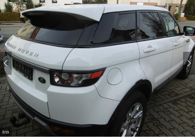 Left hand drive LANDROVER RANGE ROVER EVOQUE TD4  Pure Leder Anhängekupp